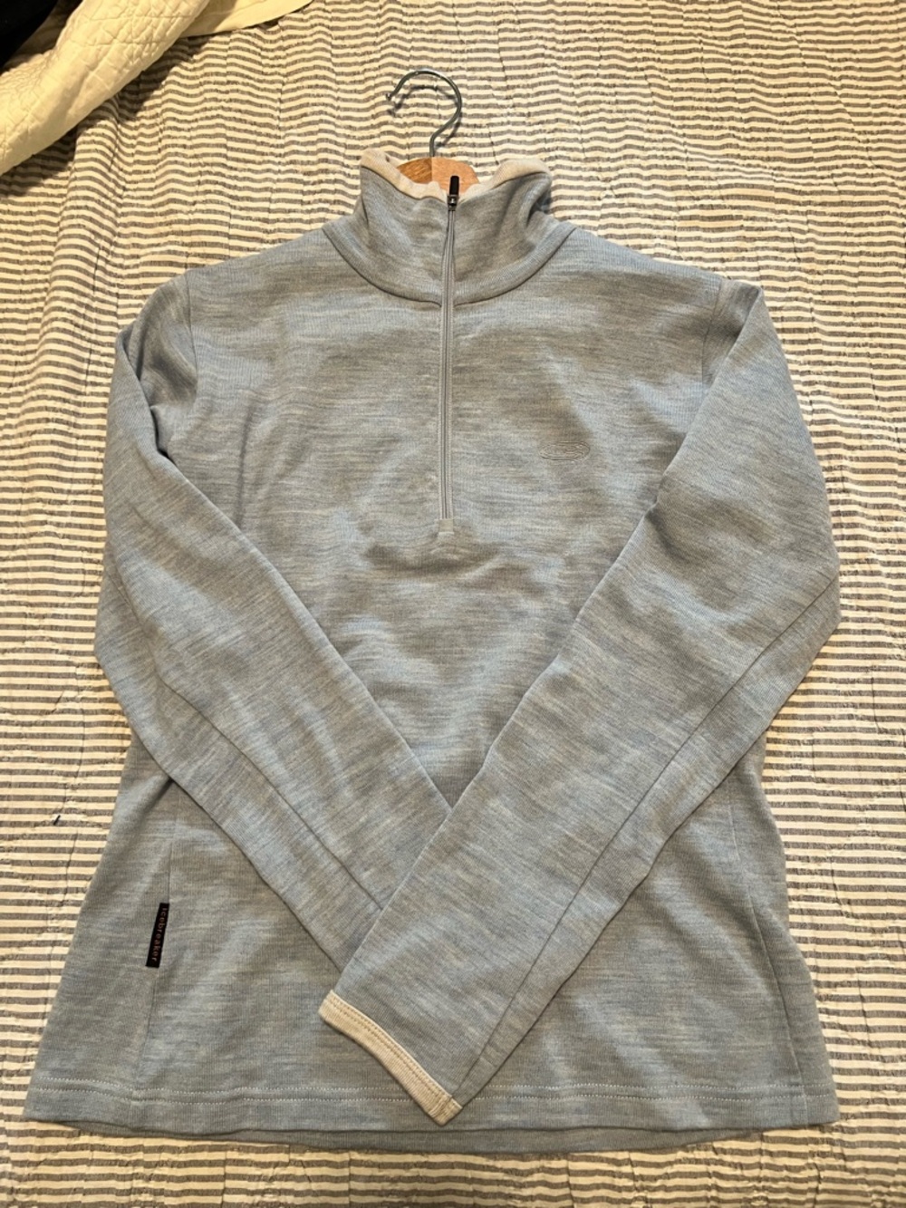 Icebreaker Light Blue Merino Hoodie